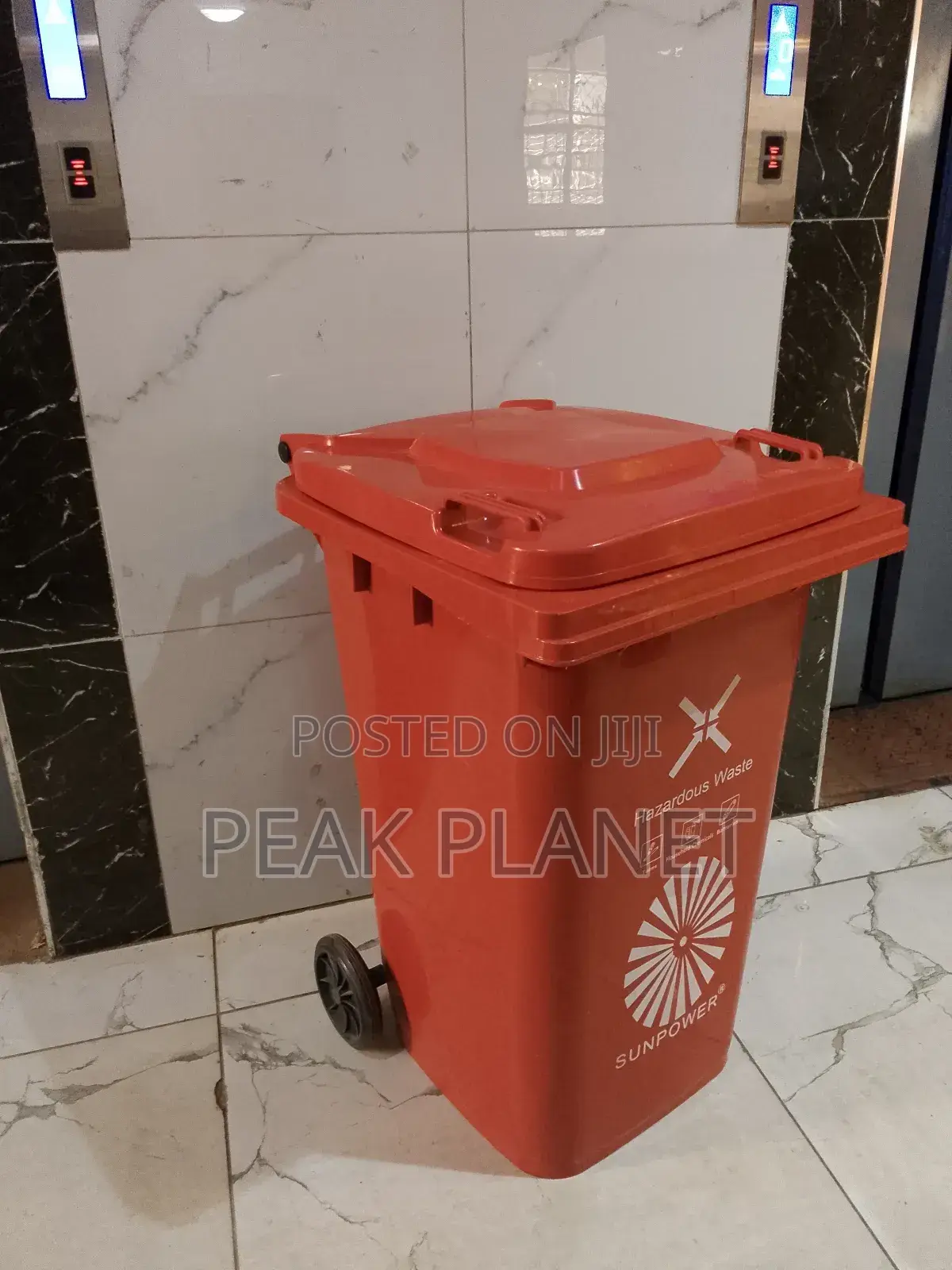 240 Litre Plastic Waste Bin With Wheels