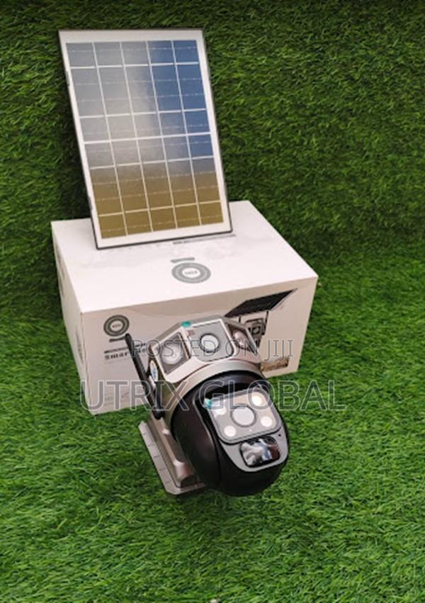 V380 Pro Dual Lens Solar Wifi Camera Live View