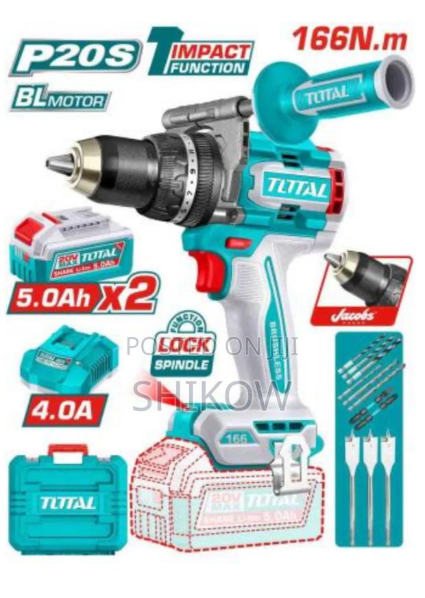 Compact Brushless Cordless Impact Drill 166 N.M