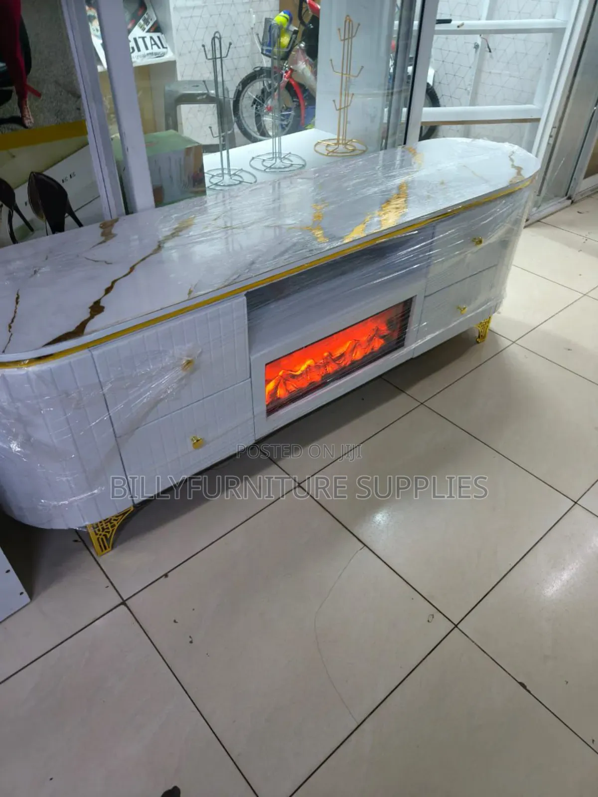 Tv Stand With Fireplace