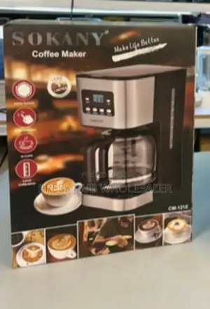 Sokany Cm-121e Programmable Digital Coffee Maker." 