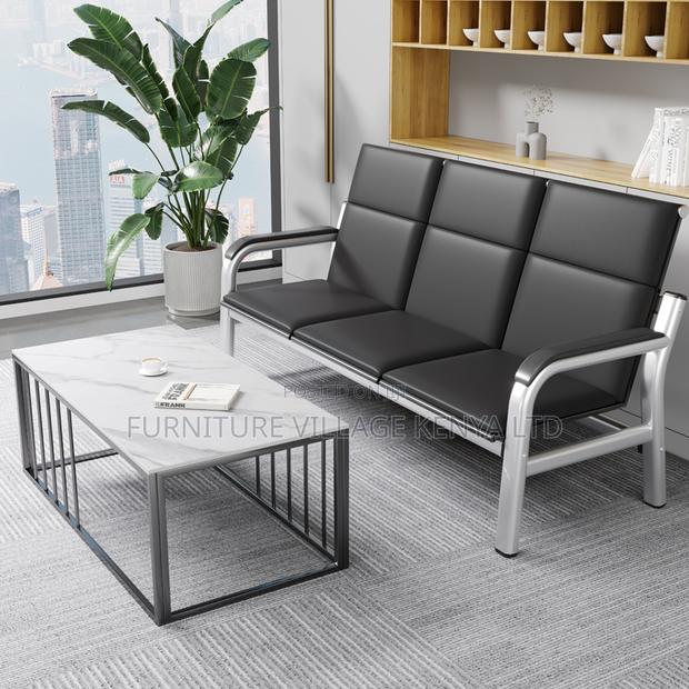 Reception Furniture Sets: 5-seater Executive Office Sofa - thumbnail 5