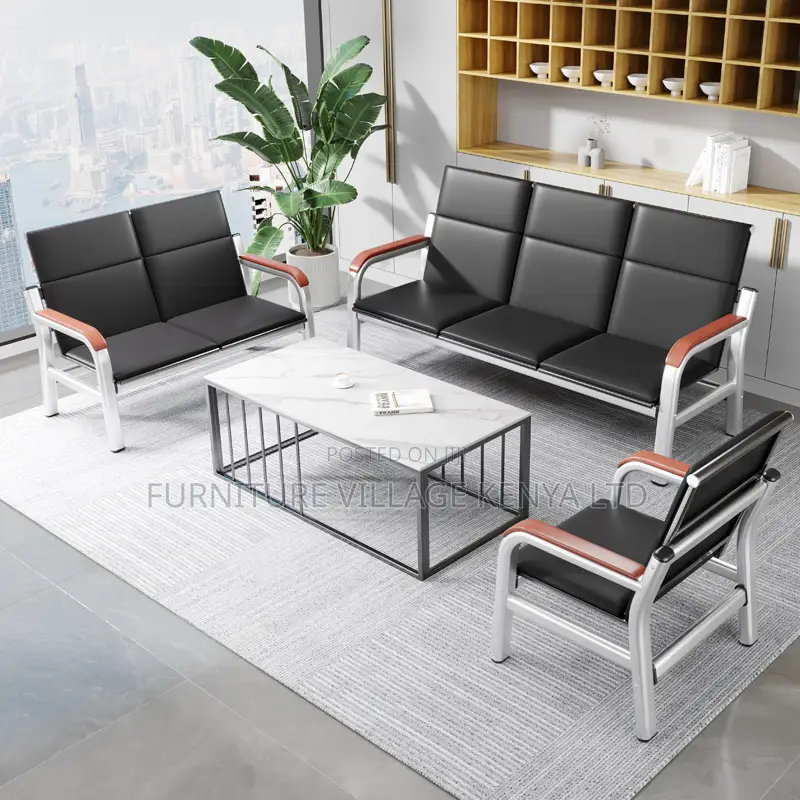 Reception Furniture Sets: 5-seater Executive Office Sofa