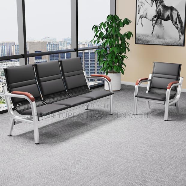 Reception Furniture Sets: 5-seater Executive Office Sofa - thumbnail 8