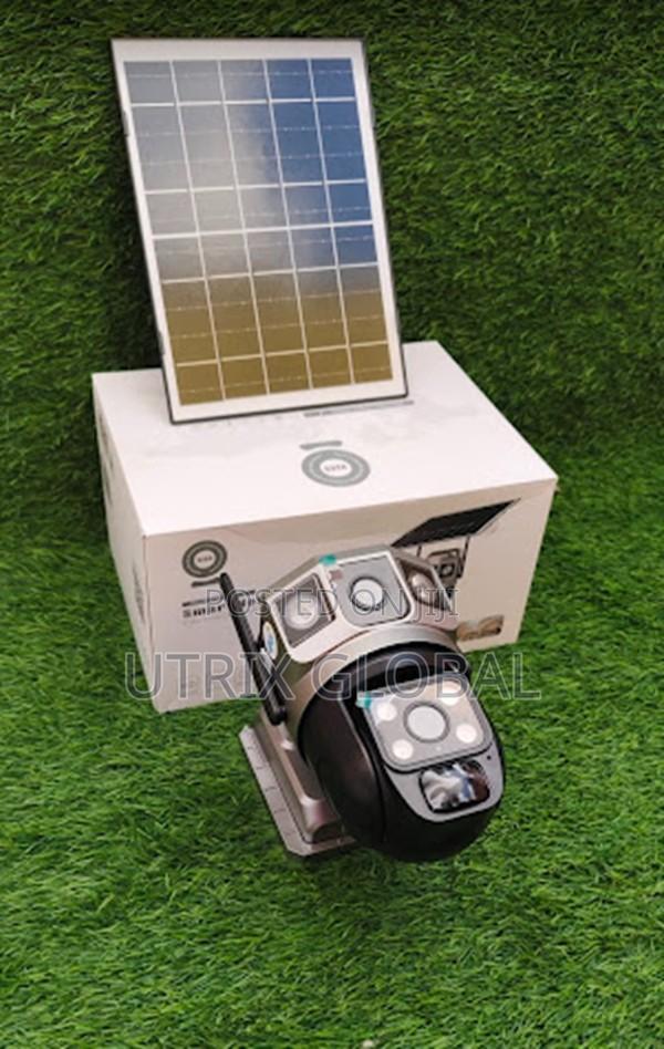 V380 Pro Solar Powered Wifi Camera Outdoor