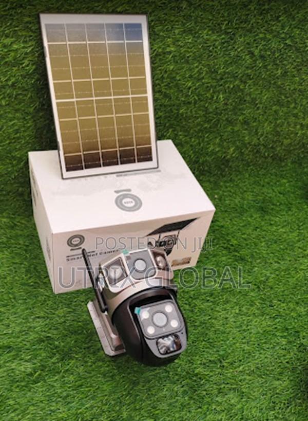V380 Pro Dual Lens Solar Wifi Camera Smart Detection