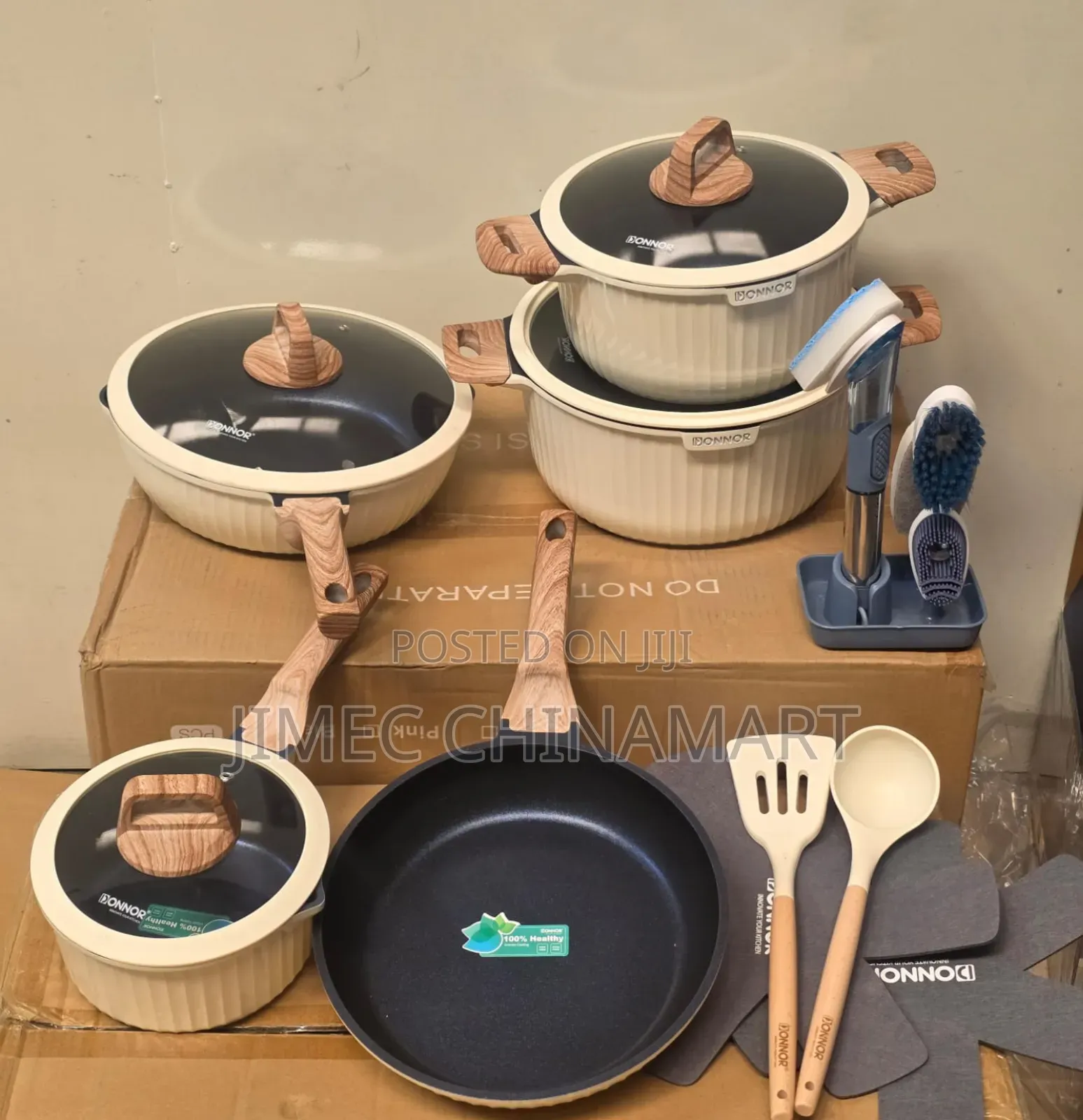 20 PCS Donnor Aura Granite Nonstick Cookware Set