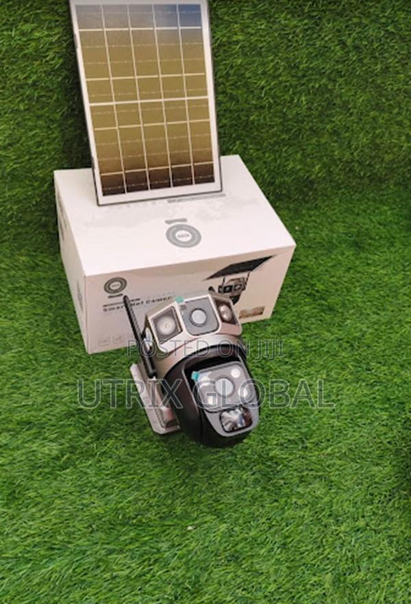 V380 Pro Solar Powered Dual Lens Wifi Camera Hd