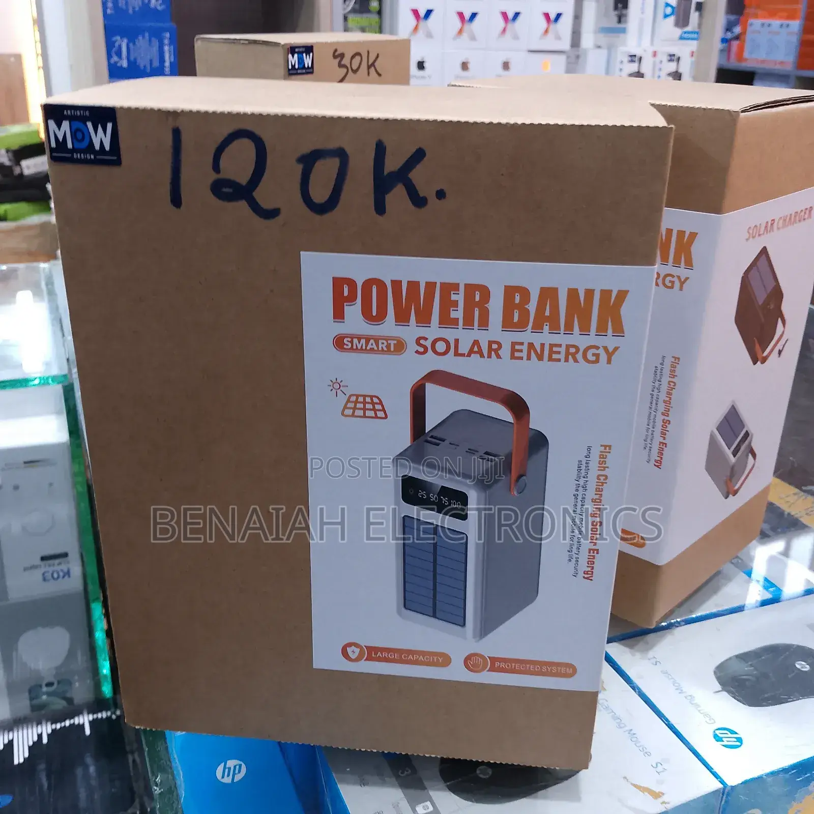 Efficient Powerbank 120000 Watts.Solar Powerbank