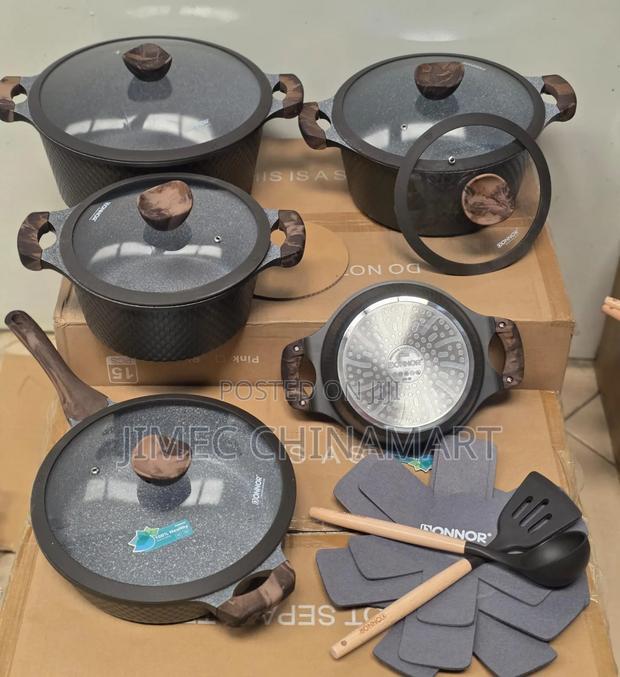 15pcs Granite Cookware Donnor Glory Germany Technology