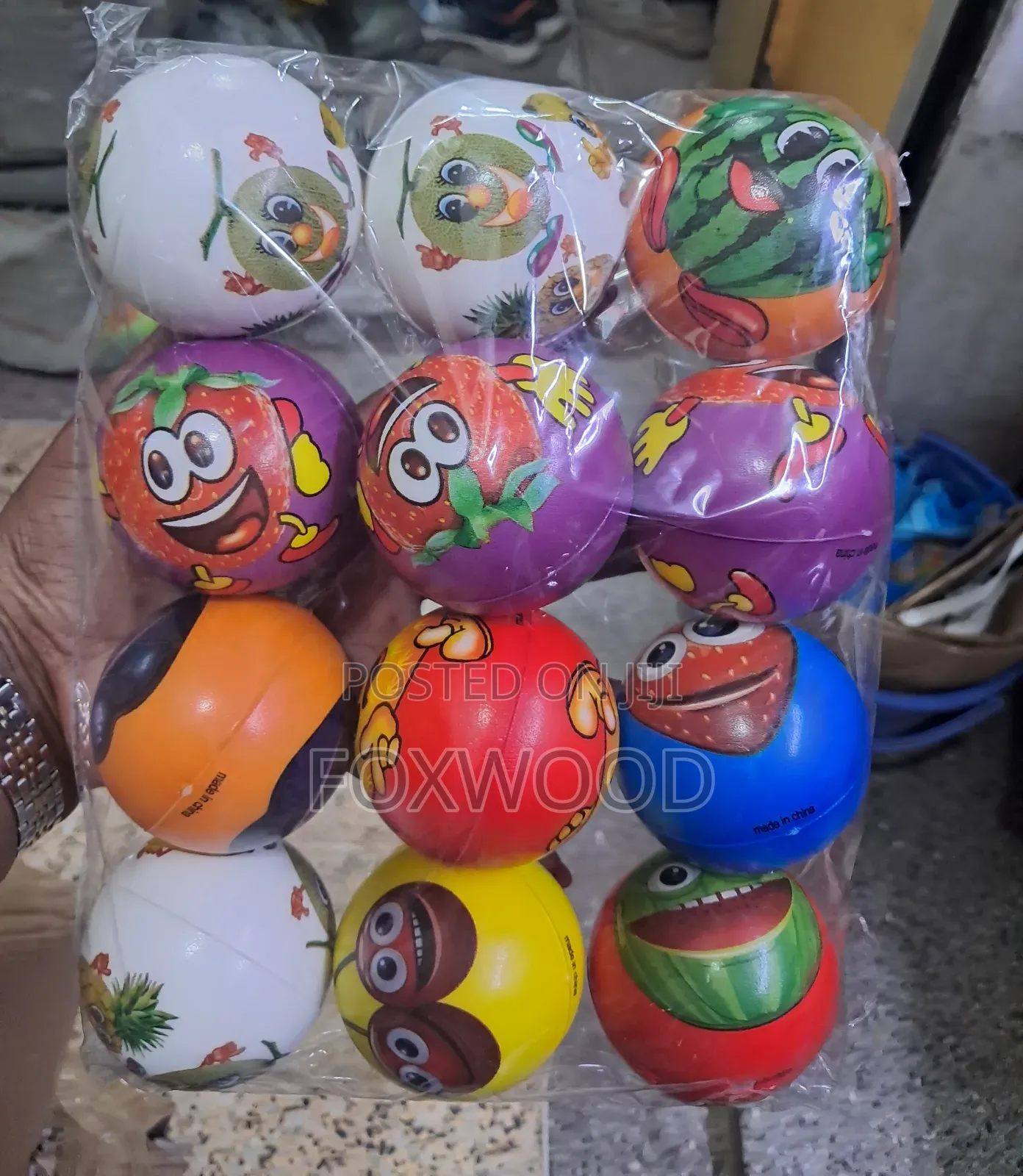 Assorted Sponge or Foam Stress Balls. 12