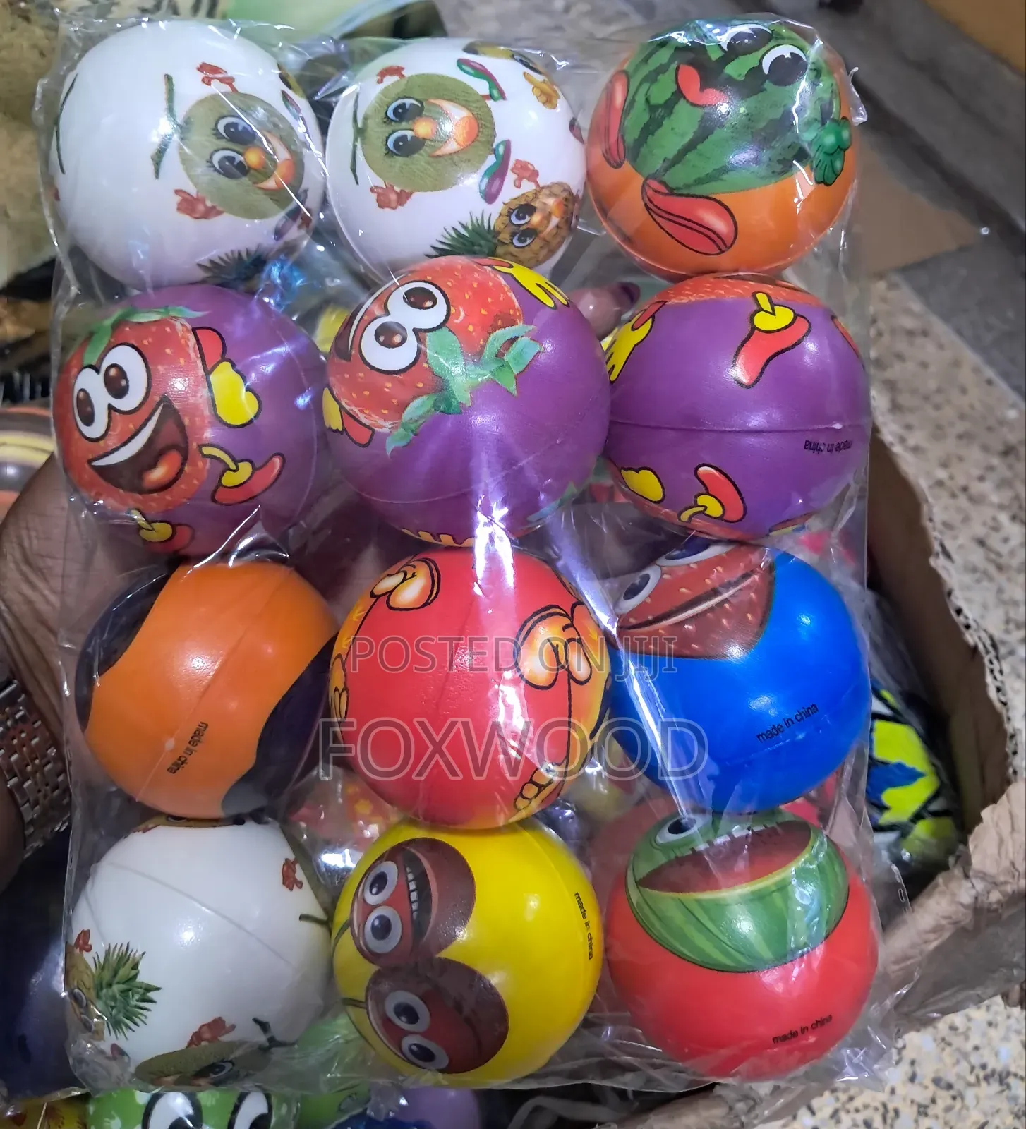 Assorted Sponge or Foam Stress Balls. 12