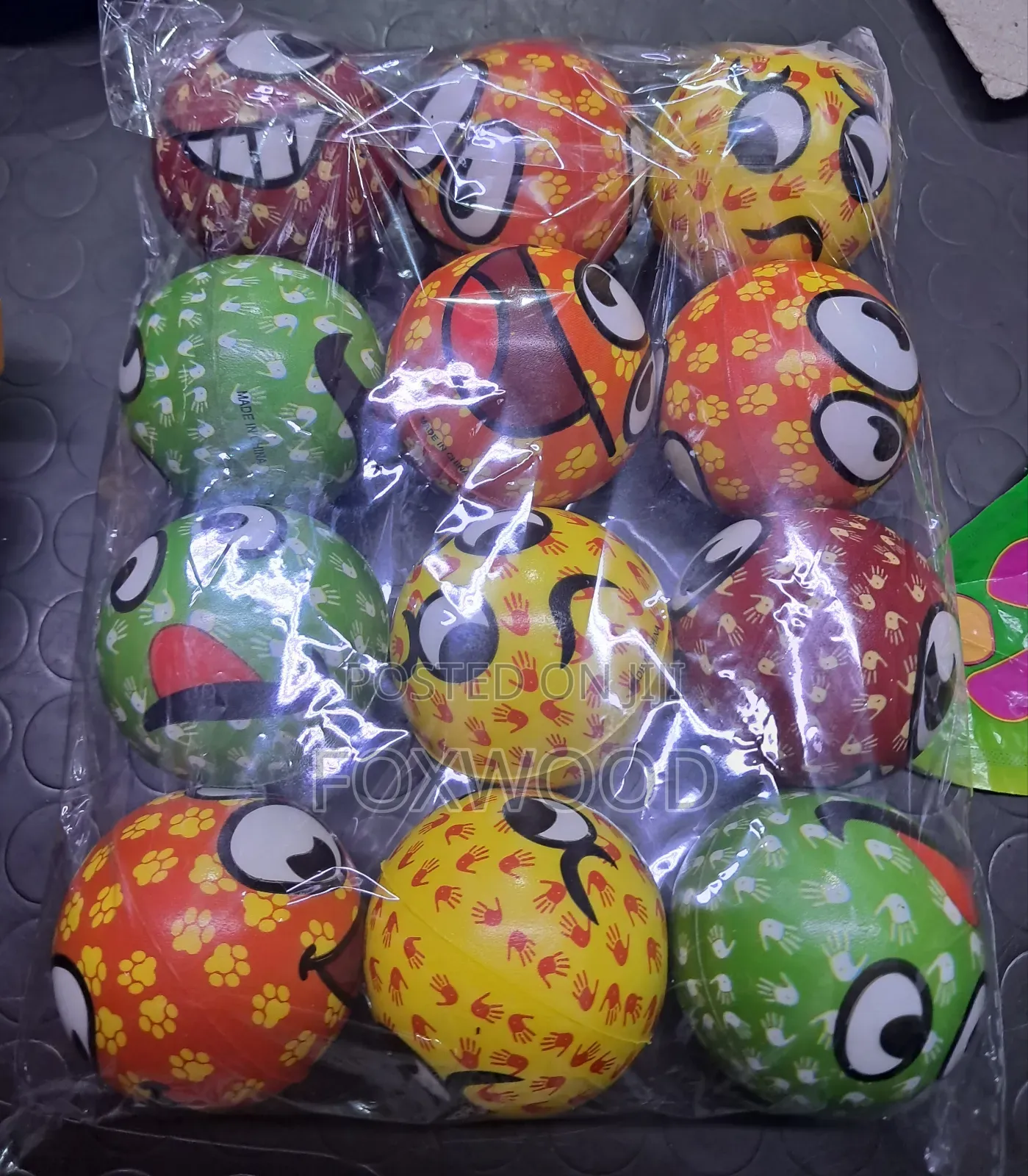 Assorted Sponge or Foam Stress Balls. 12