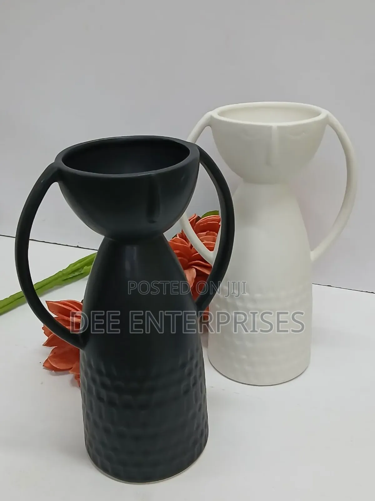 Face Decorative Flower Vase