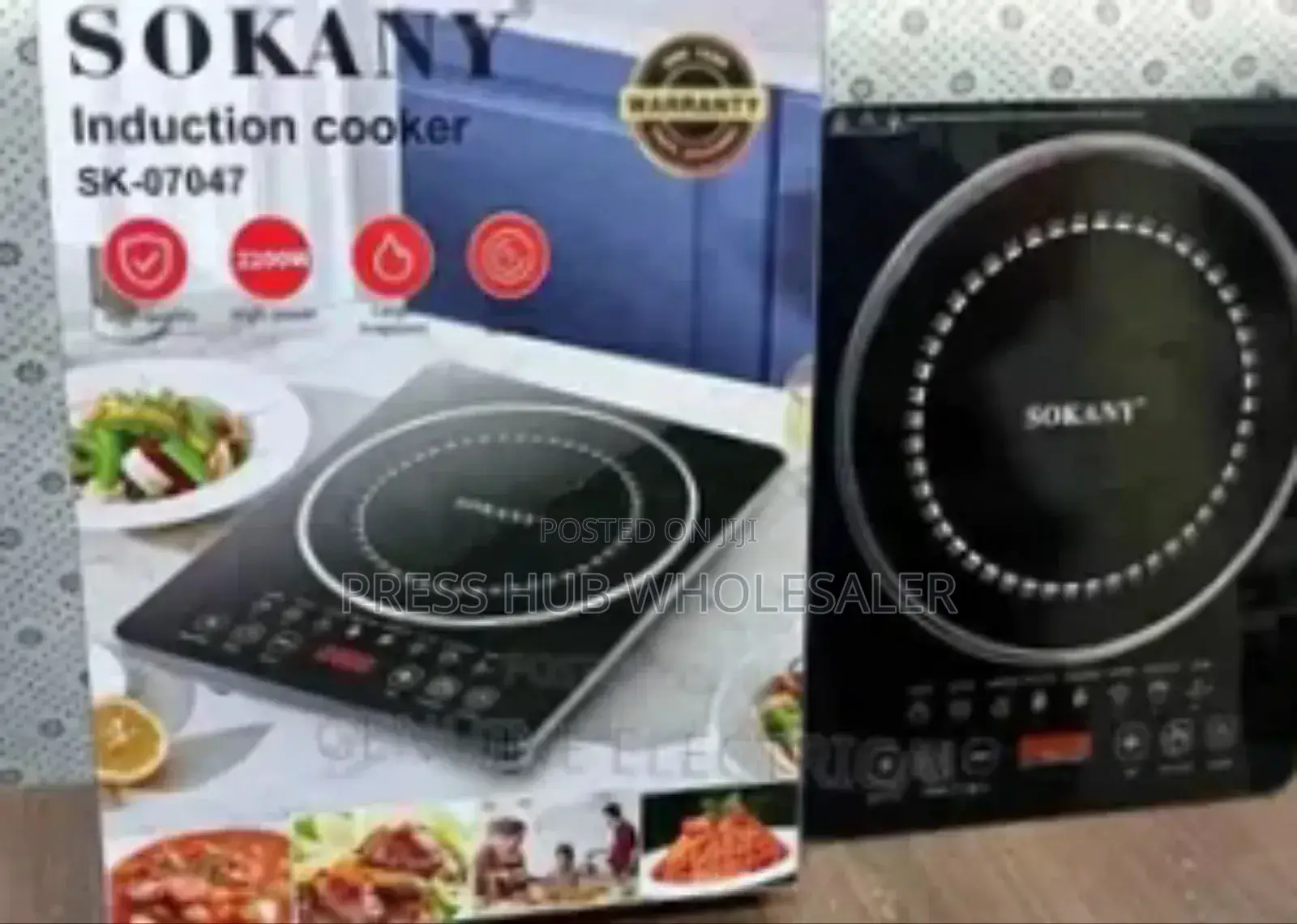 Sokany Sk-07047 Single-Plate Induction Cooker" 