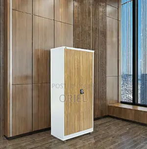 Cabinets; Professional Two-Door Brown Office Filing Storage Cabinet