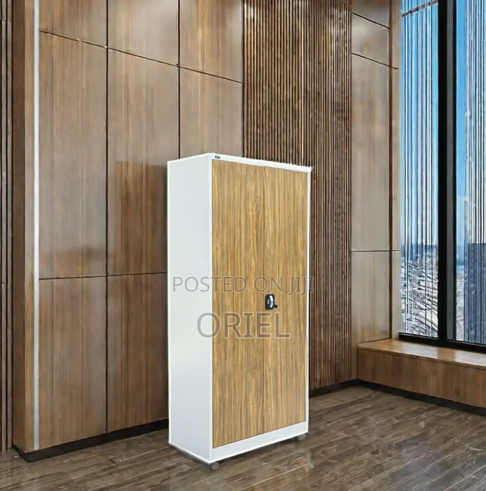 Cabinets; Professional Two-Door Brown Office Filing Storage Cabinet
