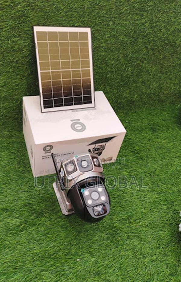 V380 Pro Dual Lens Solar Wifi Cctv With Alarm
