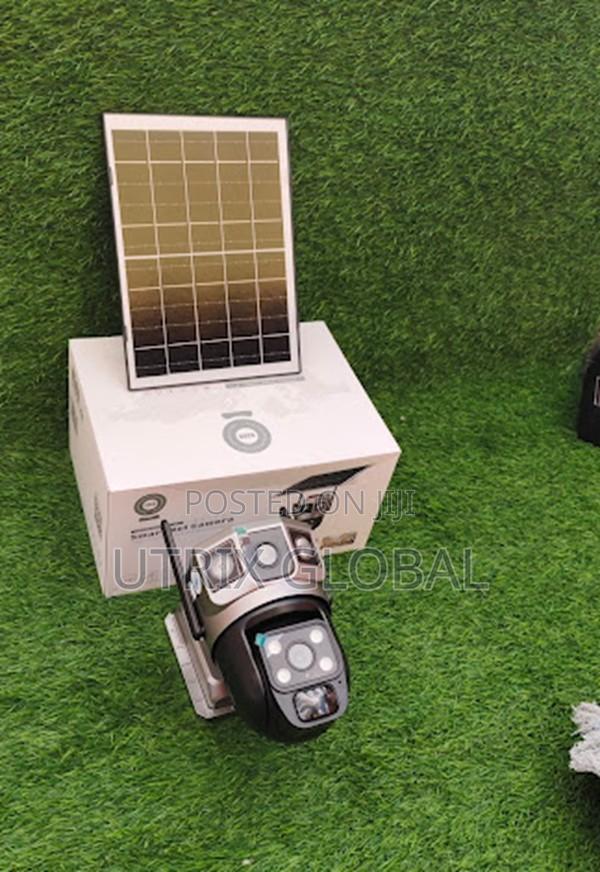 V380 Pro Solar Powered Dual Camera Wifi Monitoring