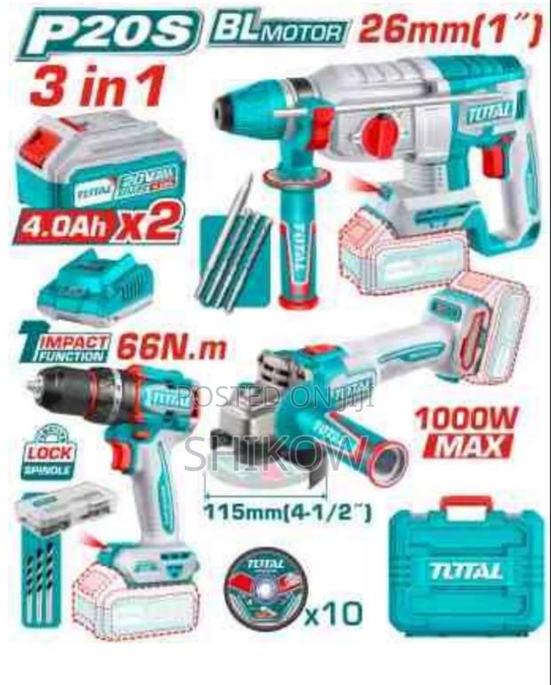 Cordless 3 PCS 
Combo Kit
-Tosli241198