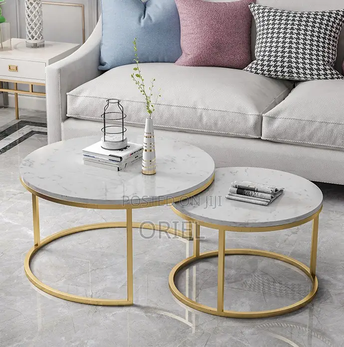 Coffee Tables; Designer Marble Coffee Tables for Home – Pair