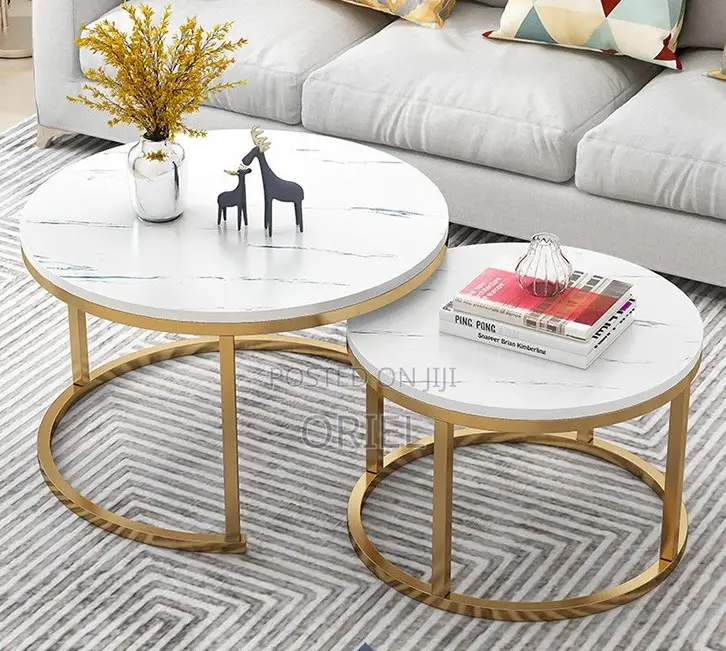 Coffee Tables; Designer Marble Coffee Tables for Home – Pair