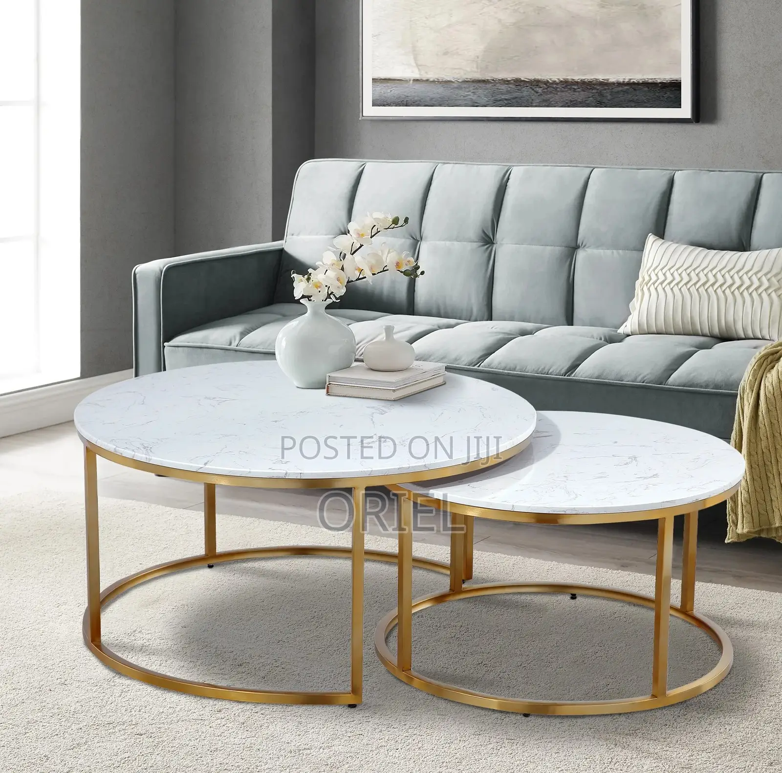 Coffee Tables; Designer Marble Coffee Tables for Home – Pair