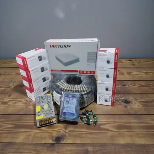 Stable Performance 8 Hikvision 1080p Full Hd 2mp CCTV Cameras Full Kit