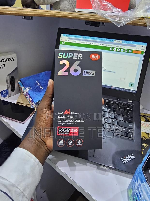 New Itel S26 Ultra 256 GB Black - thumbnail 3