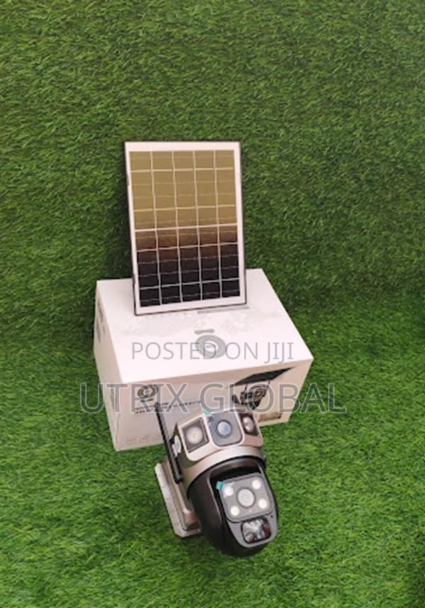 V380 Pro Solar Powered Wifi Dual Lens Security