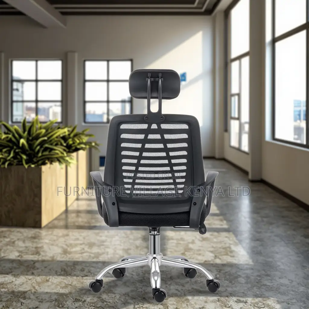Office Chairs: High-back Headrest Home Office Seat