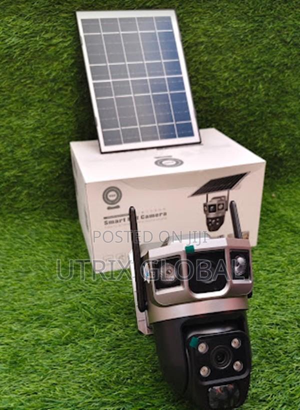 V380 Pro Solar Powered Dual Lens Wifi Camera - main view