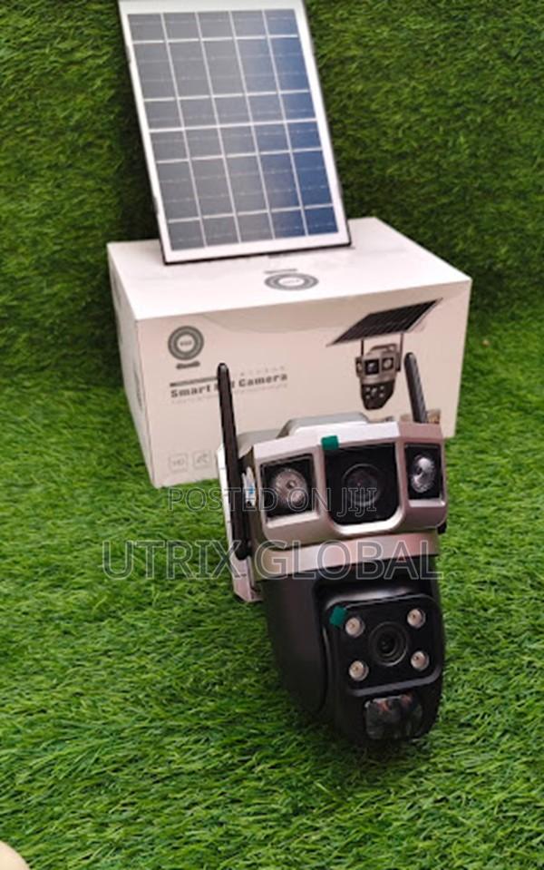 V380 Pro Dual Lens Solar Wifi Smart Security Camera