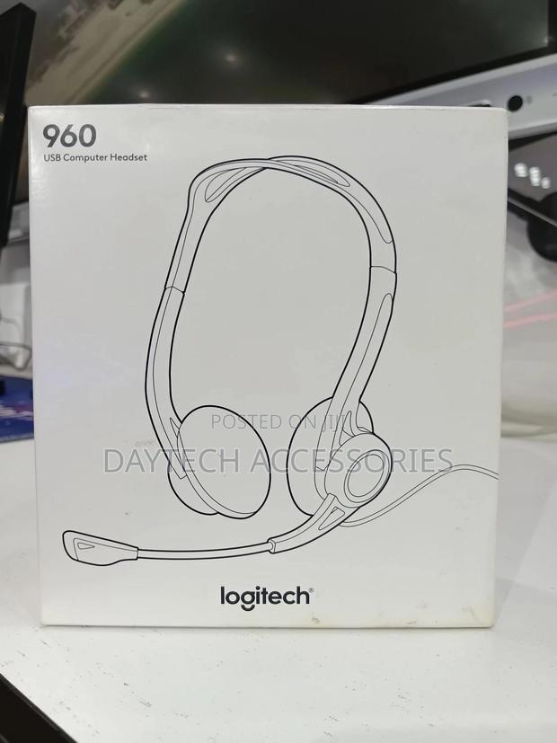 Logitech 960 Usb Computer Headset - Black