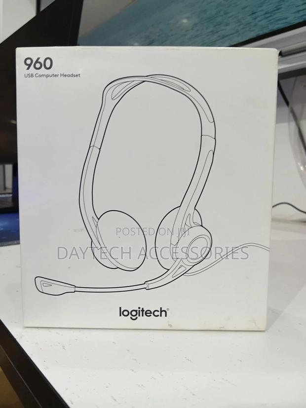 Logitech 960 Usb Computer Headset - Black - thumbnail 2