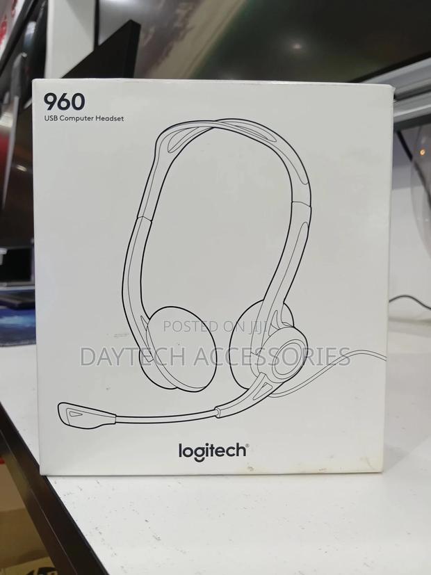 Logitech 960 Usb Computer Headset - Black - thumbnail 3