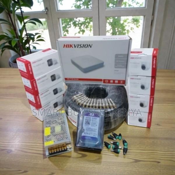 High Durability 8 Hikvision 1080p Full Hd 2mp CCTV Cameras Full System