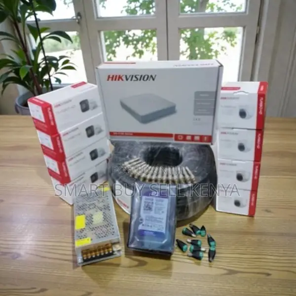 High Durability 8 Hikvision 1080p Full Hd 2mp CCTV Cameras Full System