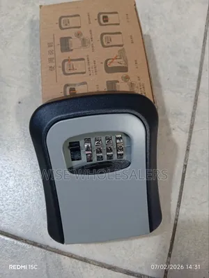 Portable 4-digit Combination Key Lock Box Designed For Secure Key