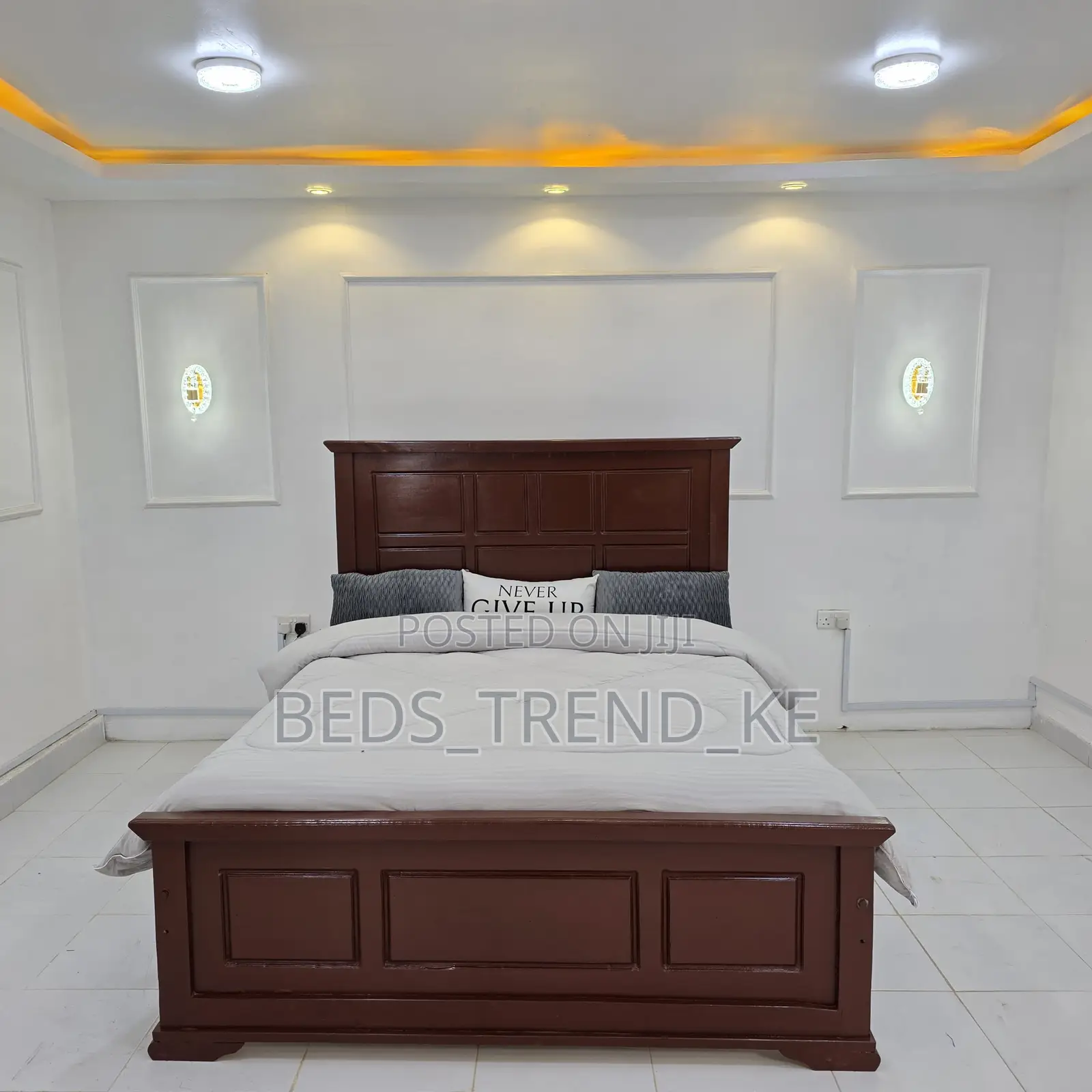 Clean Designer Inspired 5 by 6 Bed