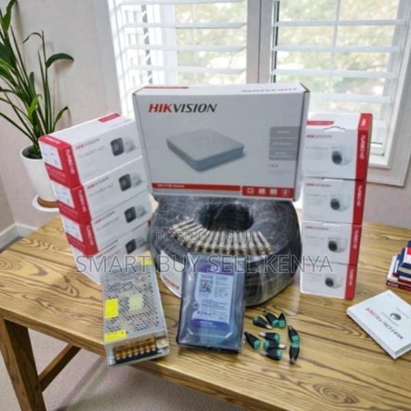 Very Clear 8 Hikvision 1080p Full Hd 2mp CCTV Cameras Full System Kit