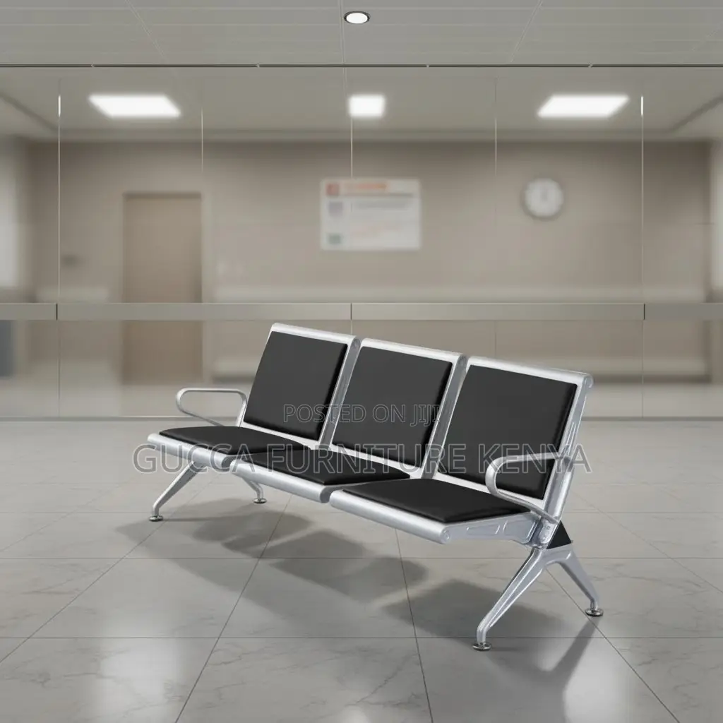 3-link Padded Office Reception Bench