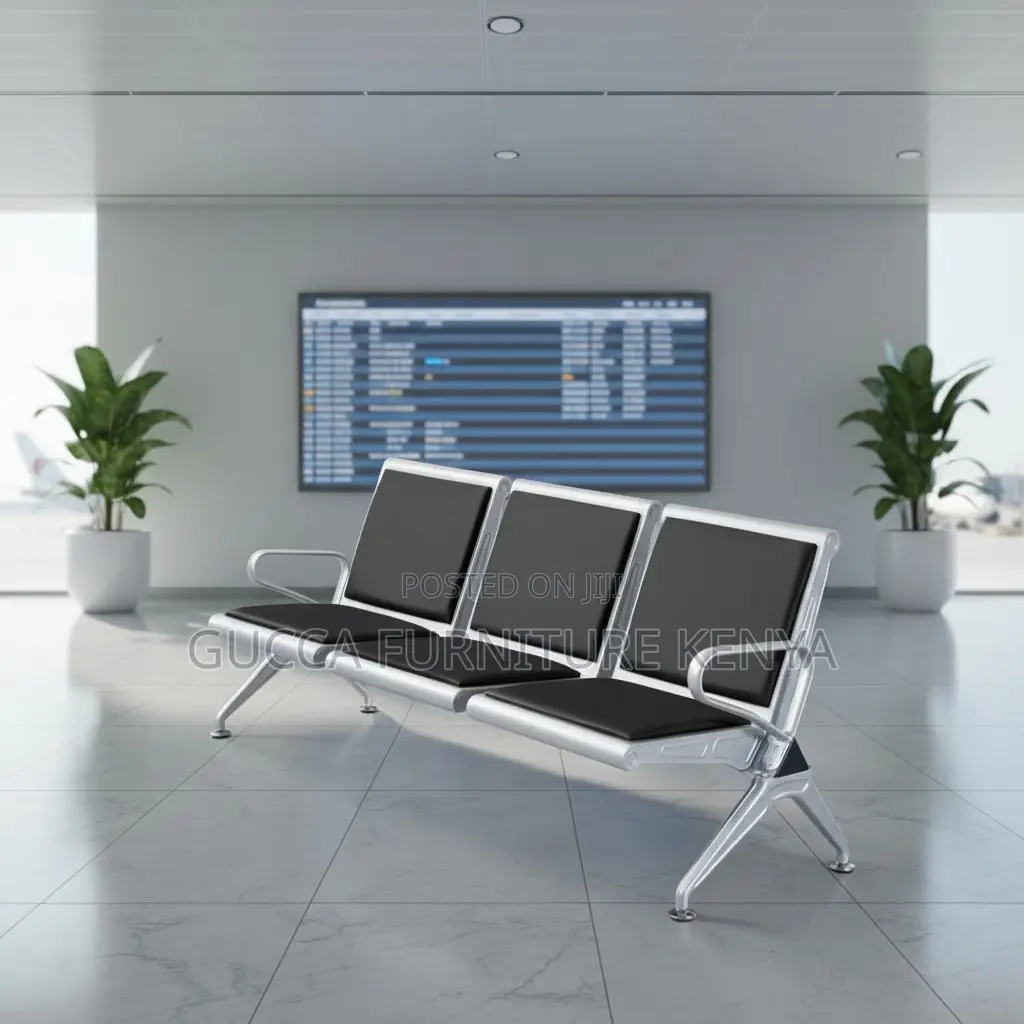 3-link Padded Office Reception Bench