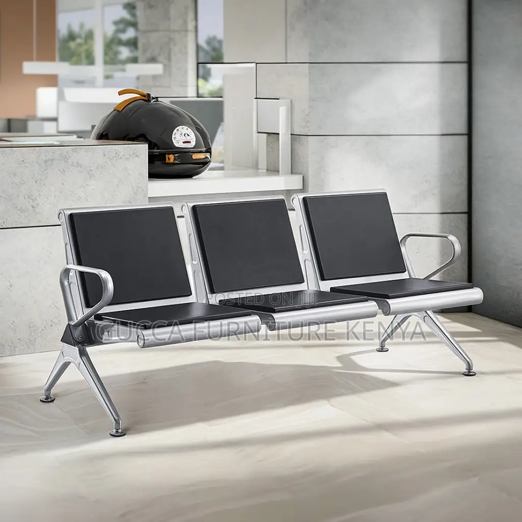 3-link Padded Office Reception Bench