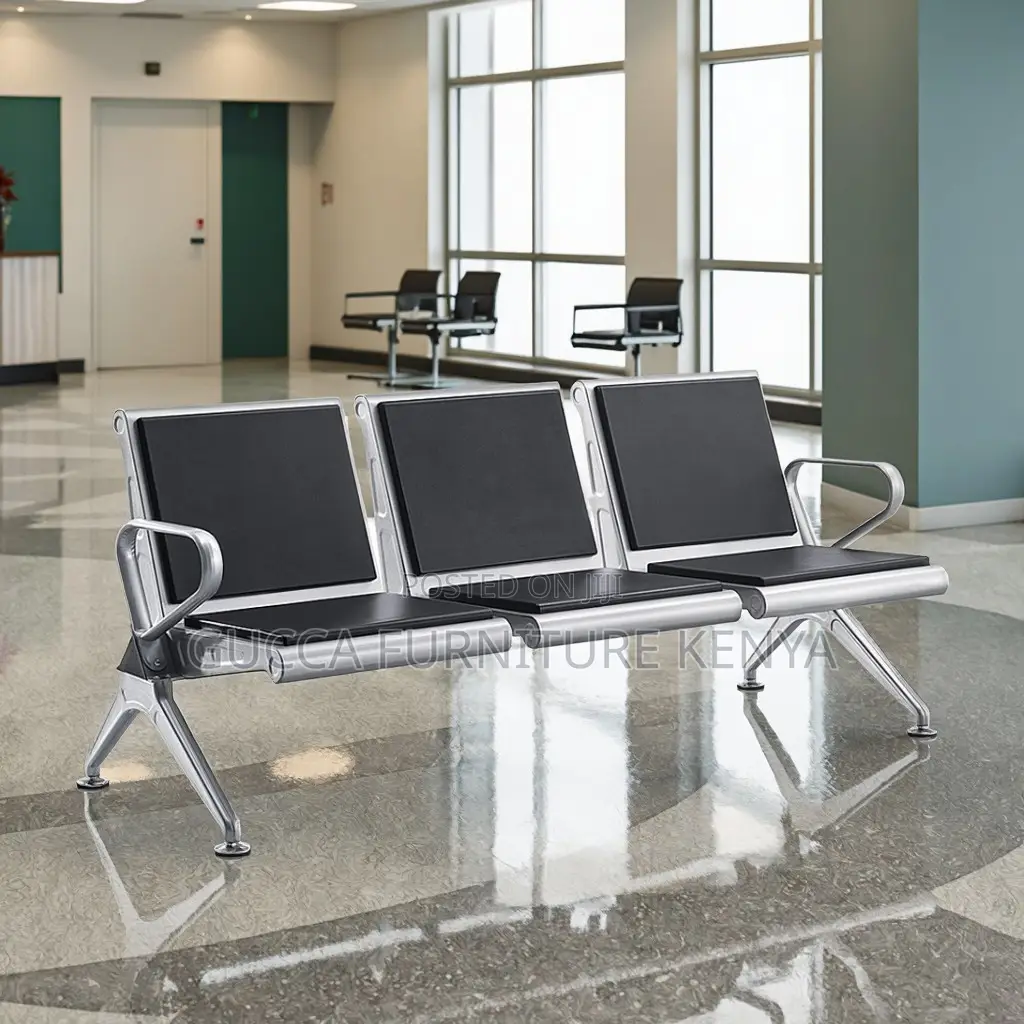 3-link Padded Office Reception Bench