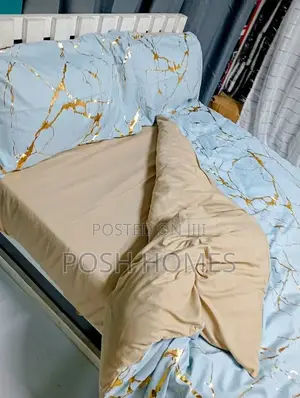Marble Gold Duvet Cover Set