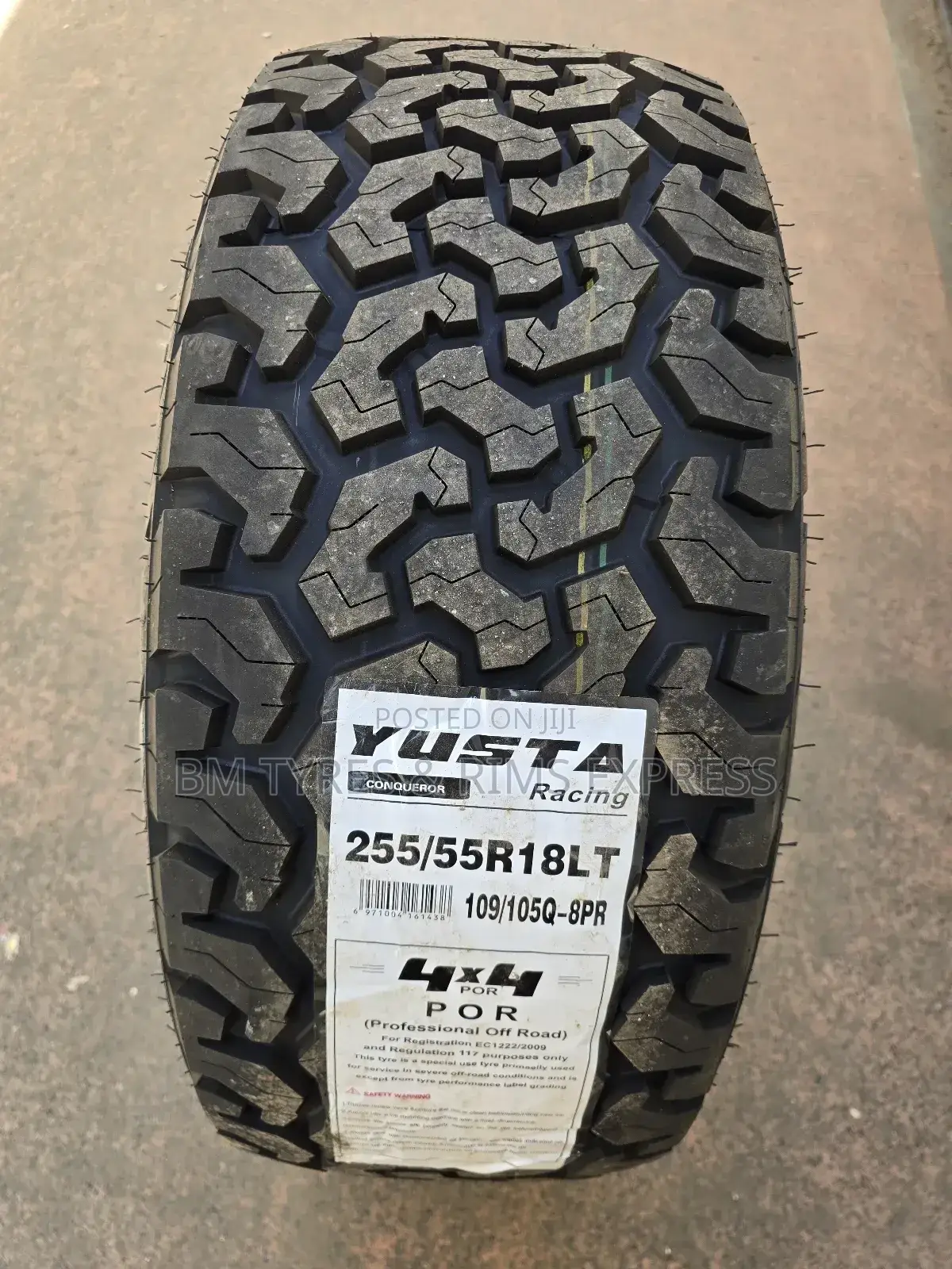 255 /55 R18 Yusta Tyres (All Terrein)