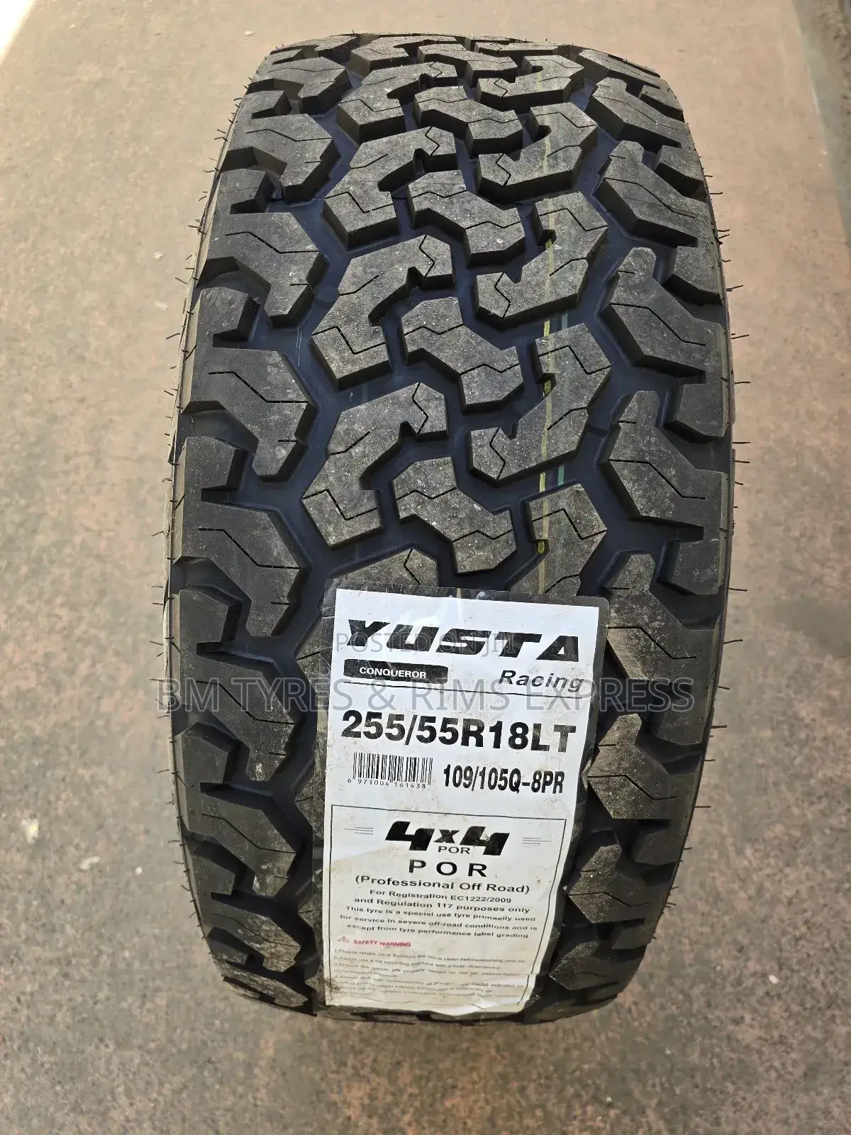 255 /55 R18 Yusta Tyres (All Terrein)