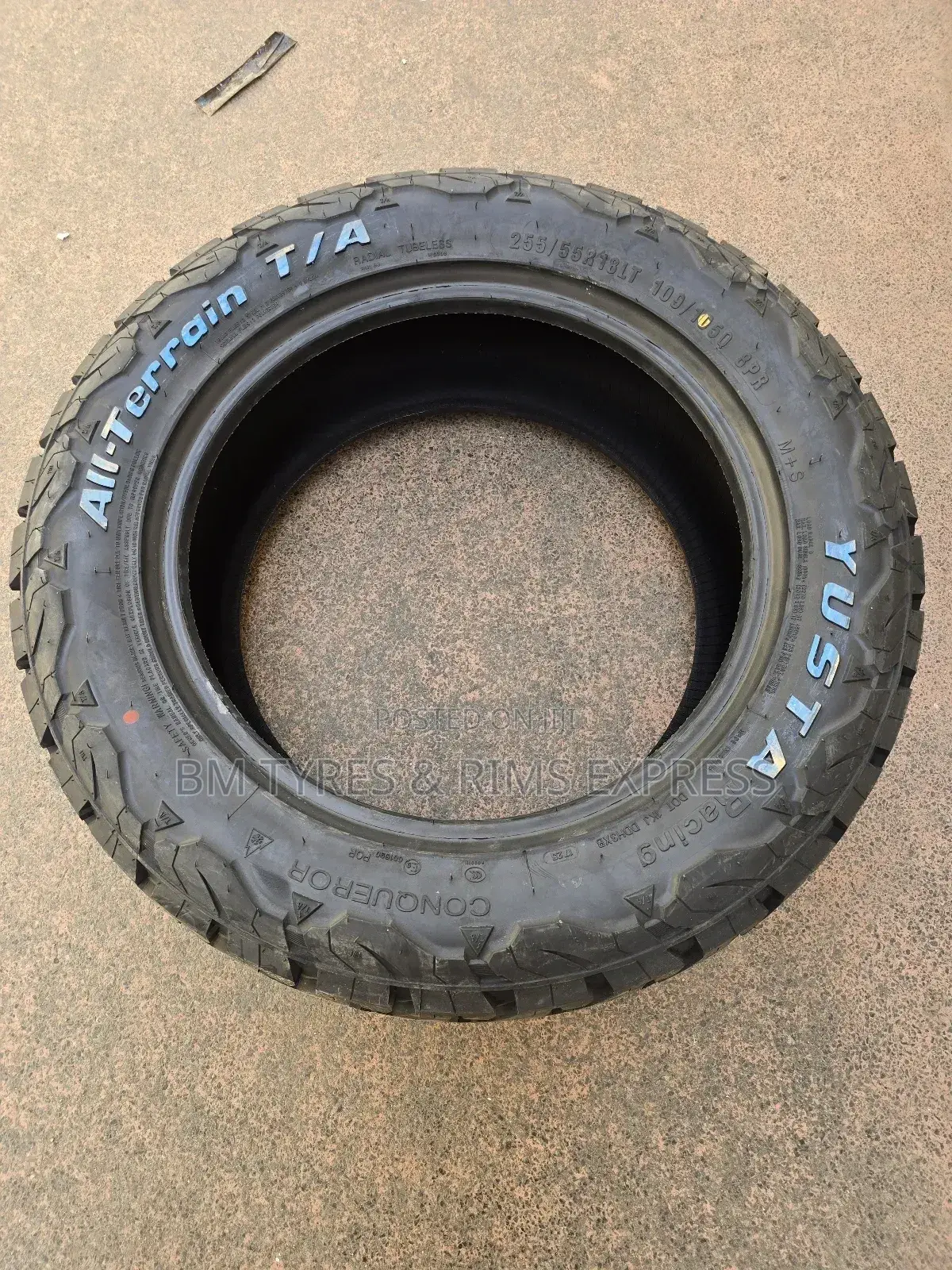 255 /55 R18 Yusta Tyres (All Terrein)
