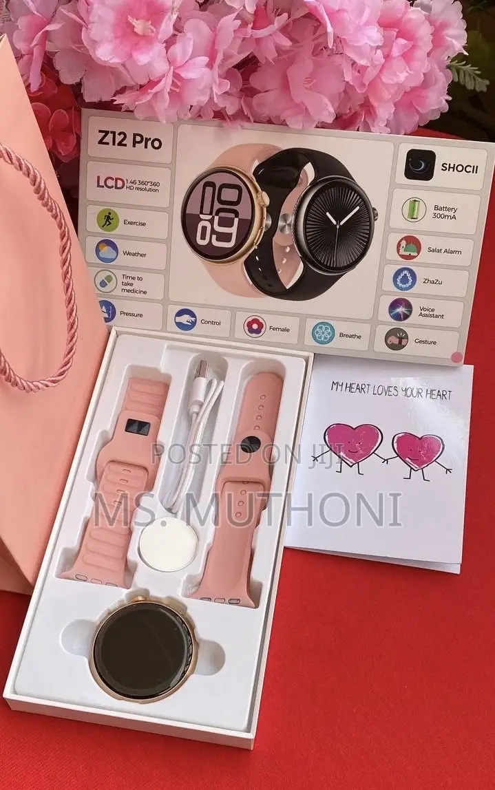 Love You Smart Watch Valentines / Birthday Gift for Her 